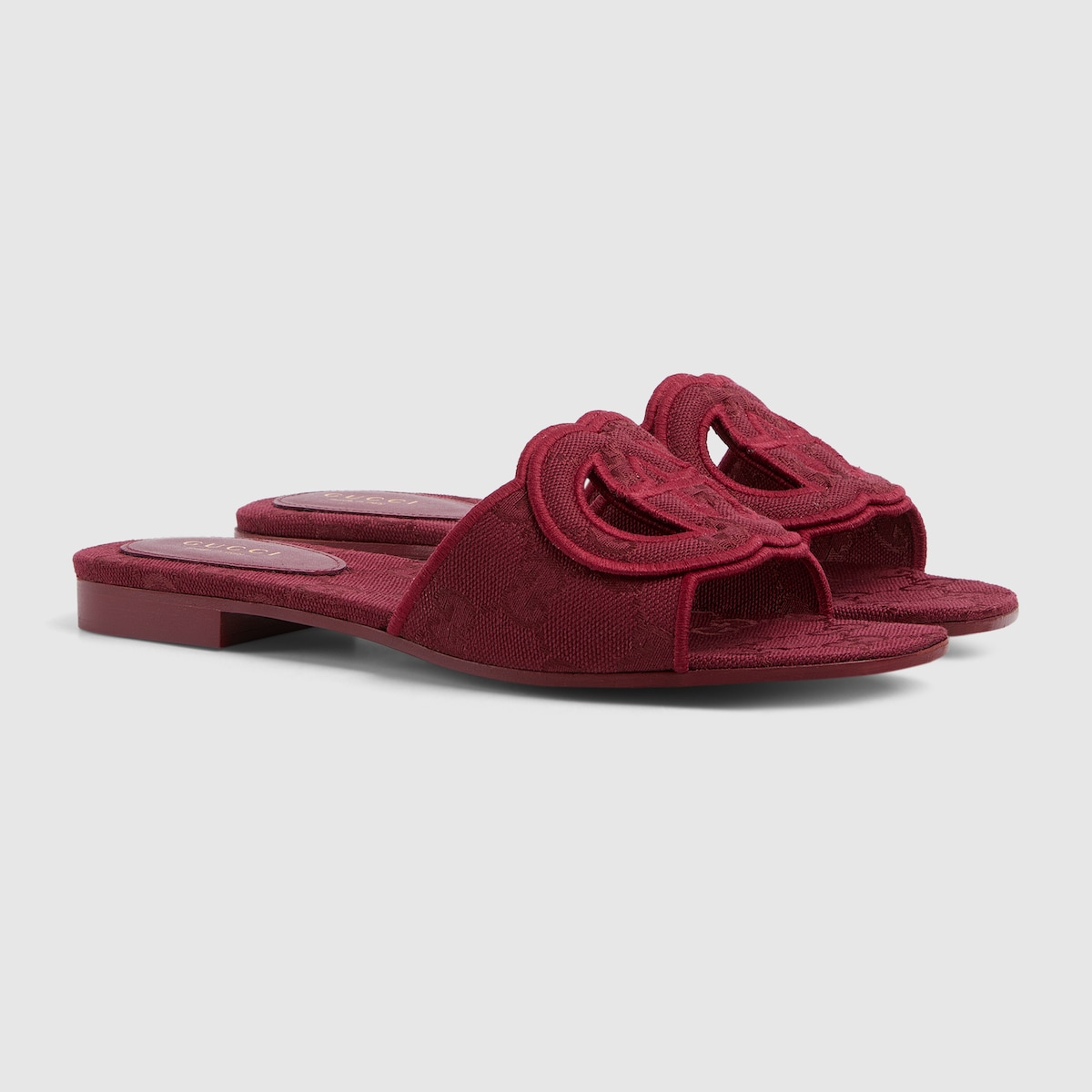 Gucci Women’s slide sandal with Interlocking G - Image 6